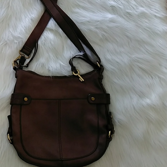 Fossil Handbags - 100% genuine brown leather fossil bag